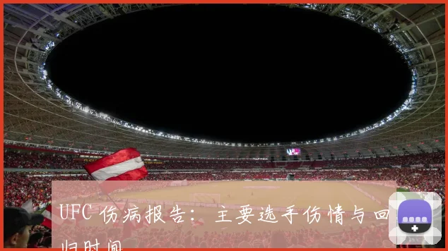 UFC 伤病报告:主要选手伤情与回归时间